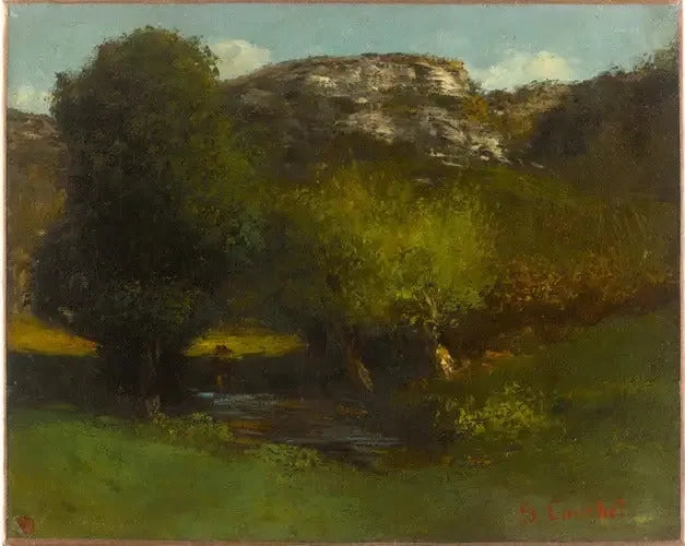 Jura Manzarası - Gustave Courbet