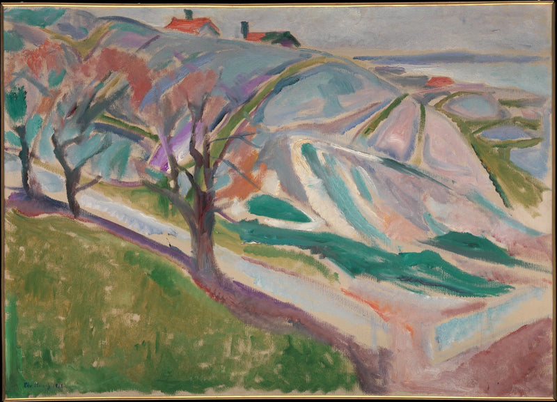 Kragerø Manzarası - Edvard Munch