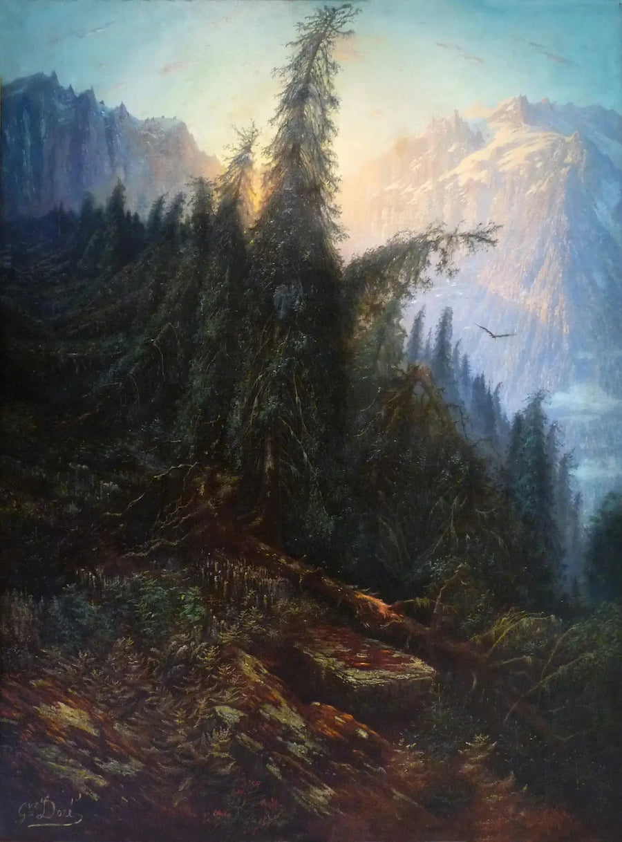 Dağ Manzarası - Gustave Doré