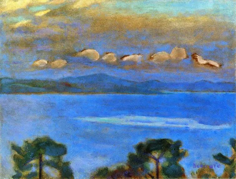 Gece Manzarası, Saint-Tropez Koyu - Pierre Bonnard