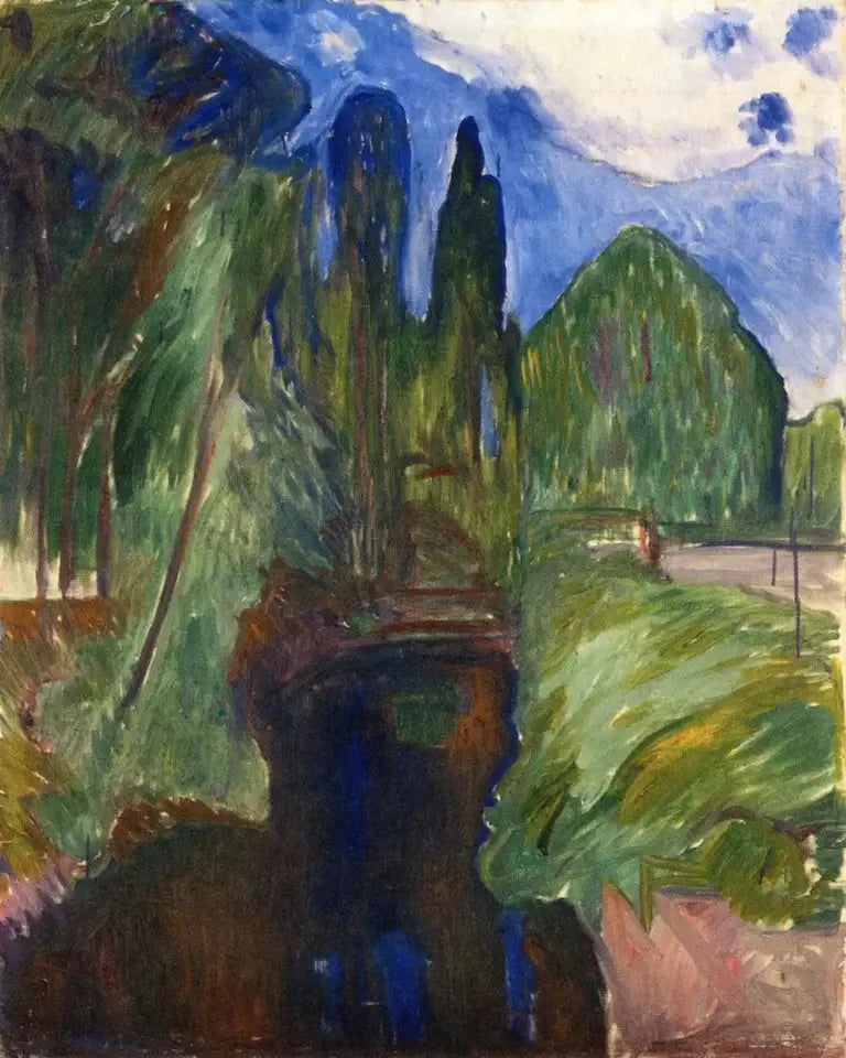 Park Manzarası - Edvard Munch