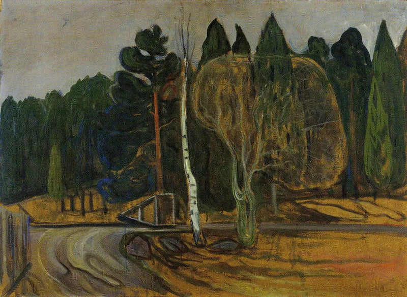 Kar Küreme Aracı ile Bahar Manzarası - Edvard Munch