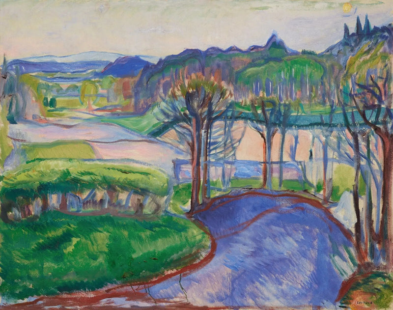Bahar Manzarası - Edvard Munch