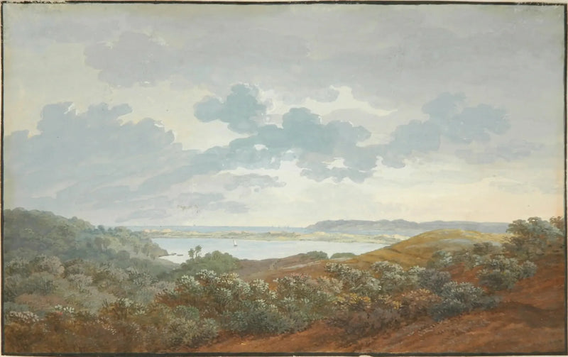 Rügen Manzarası ve Koyu - Caspar David Friedrich