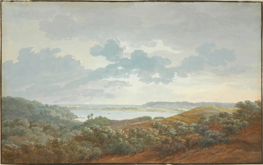 Rügen Manzarası ve Koyu - Caspar David Friedrich