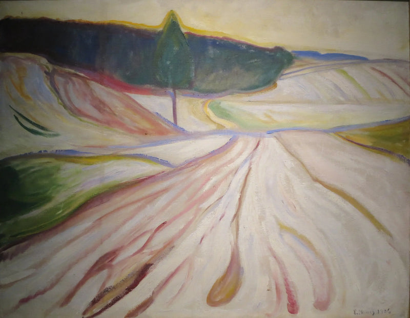 Kış Manzarası, Thüringen - Edvard Munch
