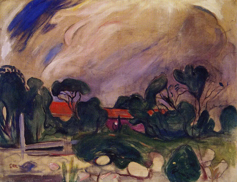 Fırtına Manzarası - Edvard Munch