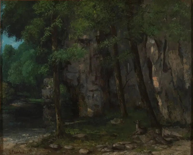 Jura Manzarası - Gustave Courbet