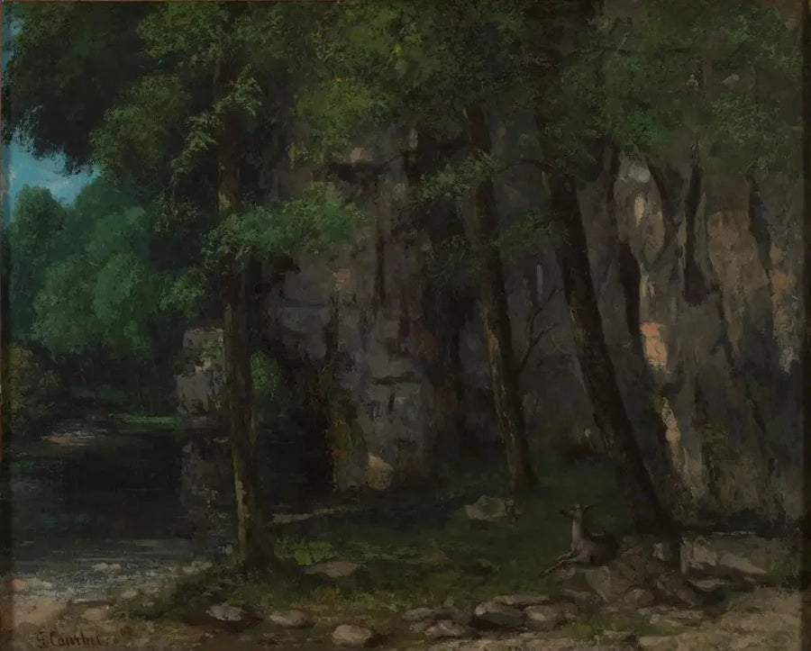 Jura Manzarası - Gustave Courbet