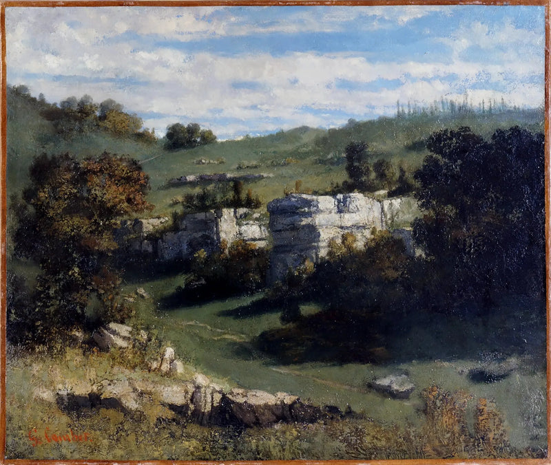 Jura Manzarası - Gustave Courbet