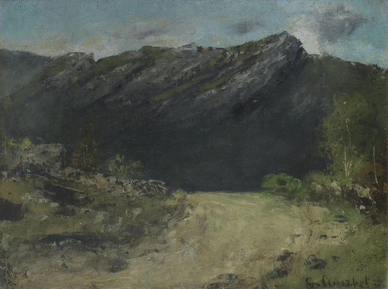 Jura Manzarası - Gustave Courbet