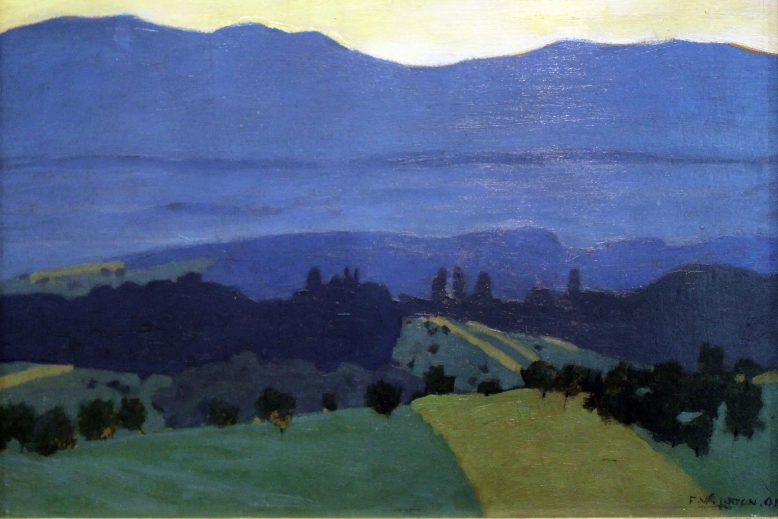 Paysage du Jura près de Romanel - Félix Vallotton - Alpha Reproduction