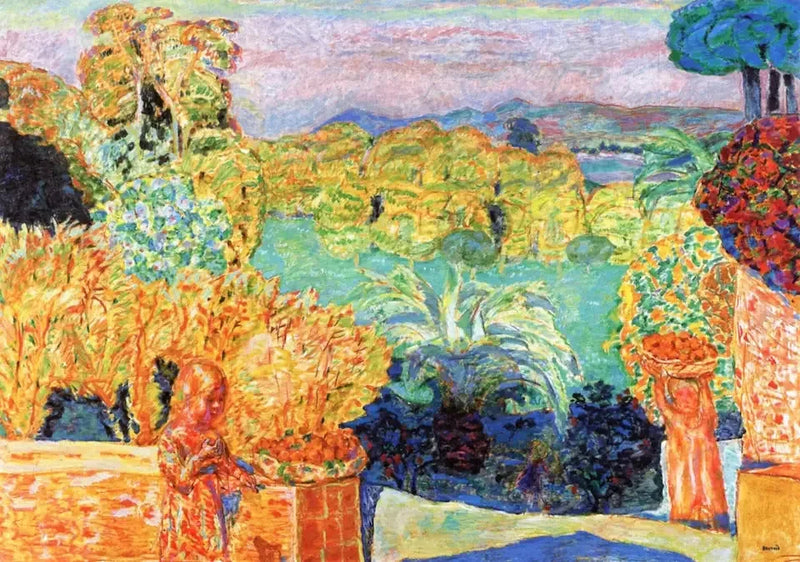 Güney Manzarası ve İki Çocuk - Pierre Bonnard