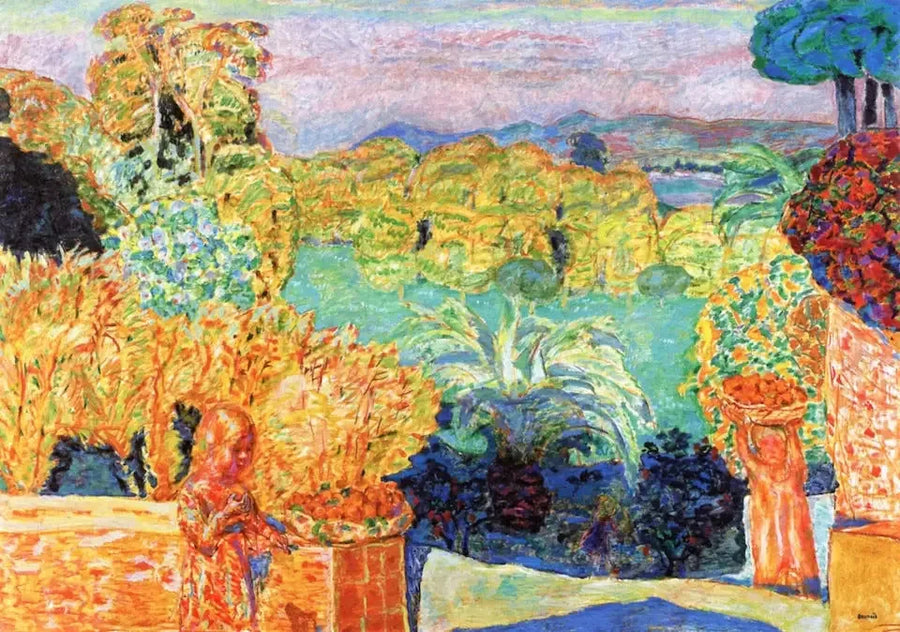 Güney Manzarası ve İki Çocuk - Pierre Bonnard