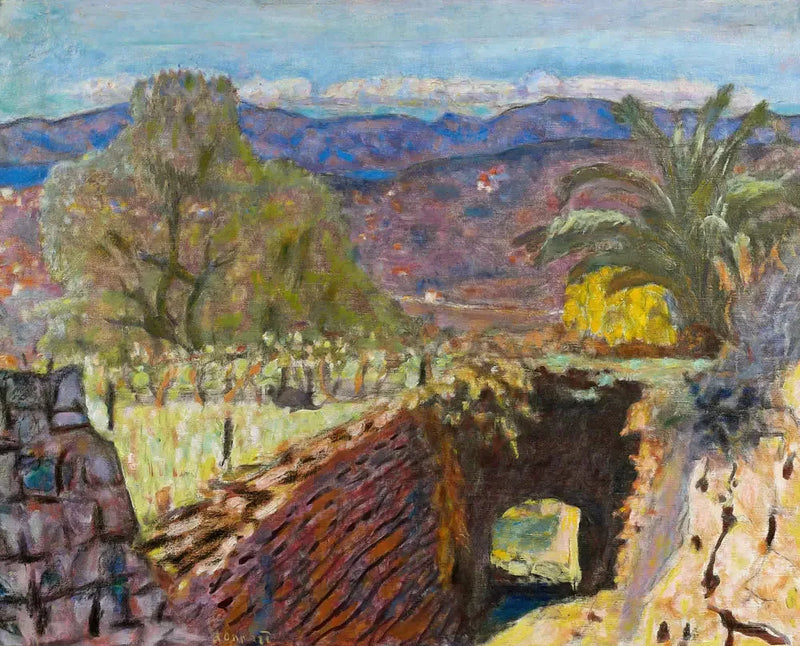 Mistral Havasında Güney Manzarası - Pierre Bonnard
