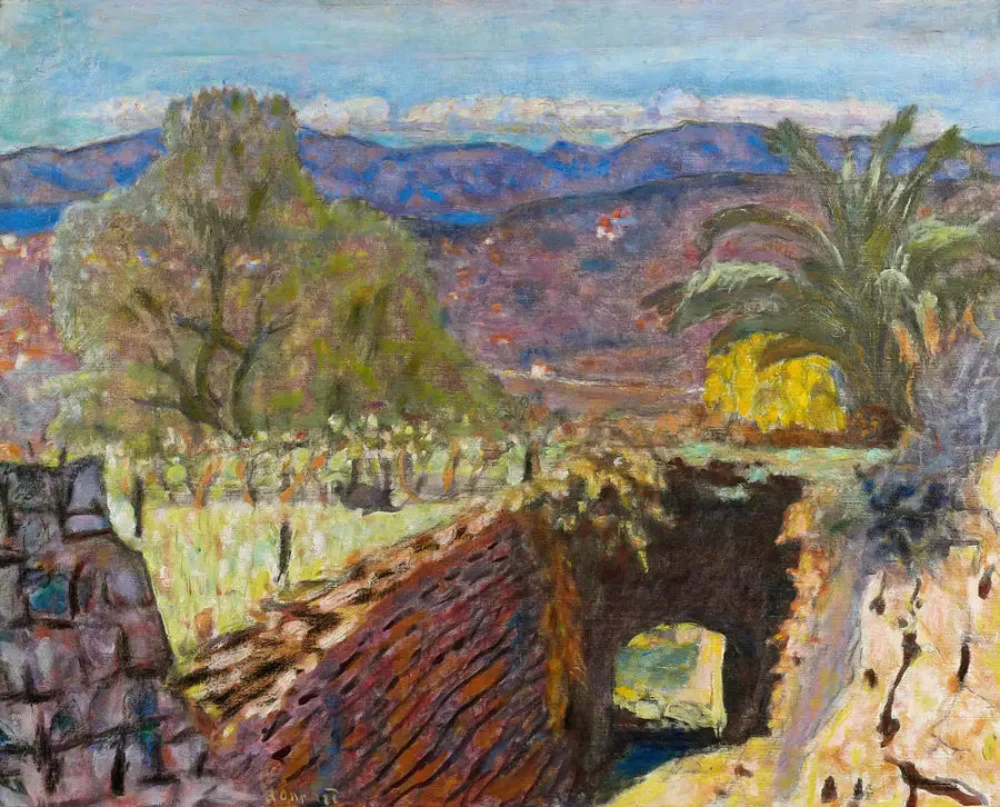 Mistral Havasında Güney Manzarası - Pierre Bonnard
