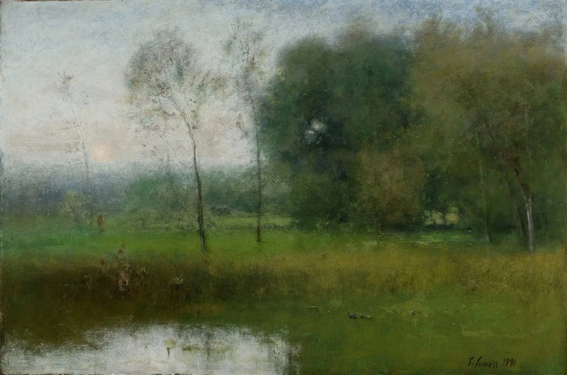 New Jersey Manzarası - George Inness