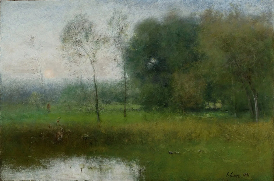 New Jersey Manzarası - George Inness