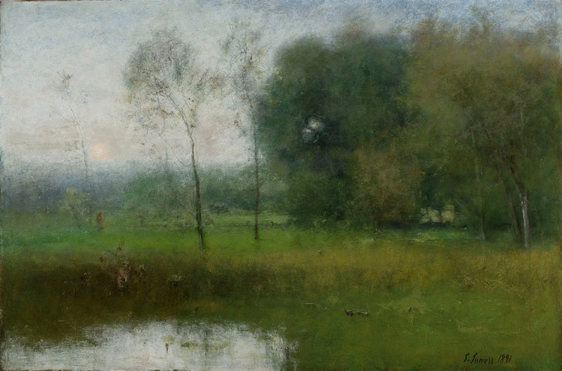 New Jersey Manzarası - George Inness