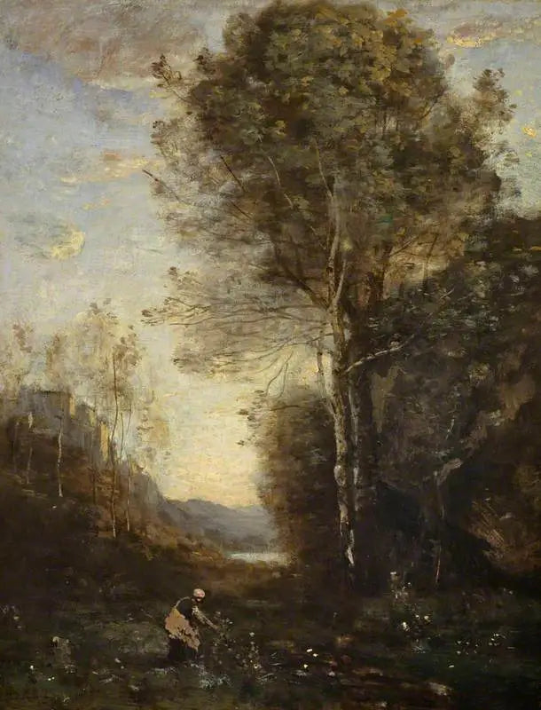 Akşam Manzarası - Jean-Baptiste Camille Corot