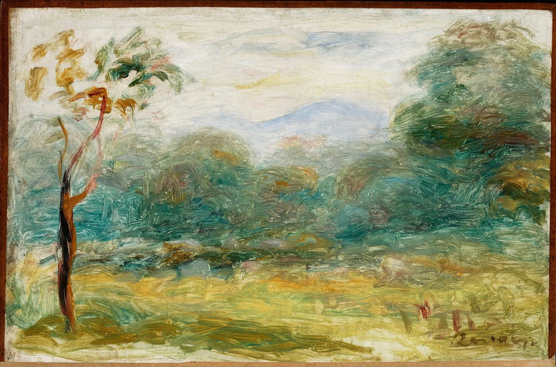 Fransa'nın güney manzarası (Cagnes-sur-Mer) - Pierre-Auguste Renoir