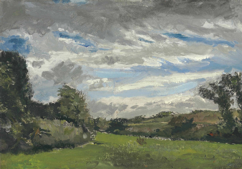 Kumullar ile Manzara - Vincent van Gogh
