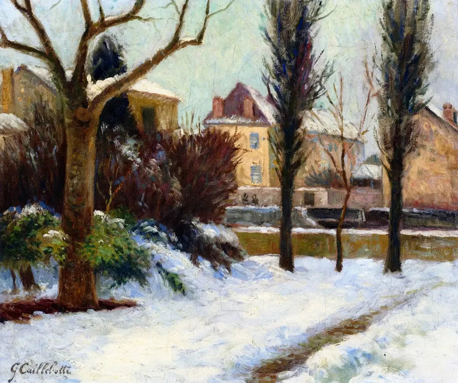 Karla Kaplı Manzara - Gustave Caillebotte