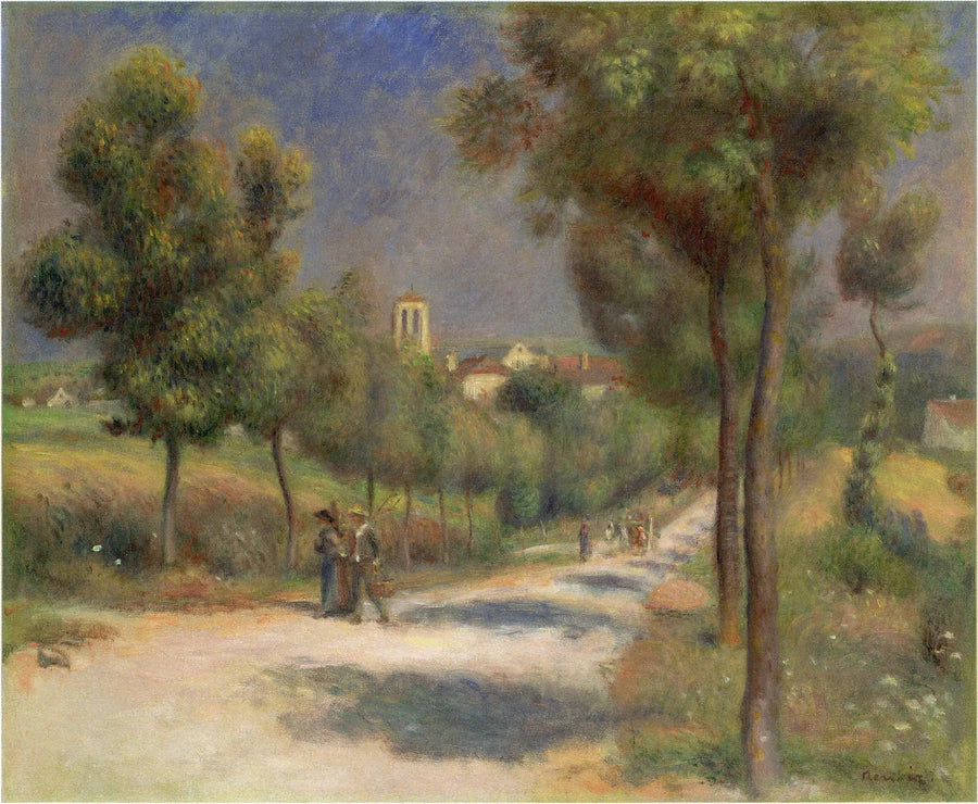 Essoyes Manzarası, sabah erken - Pierre-Auguste Renoir