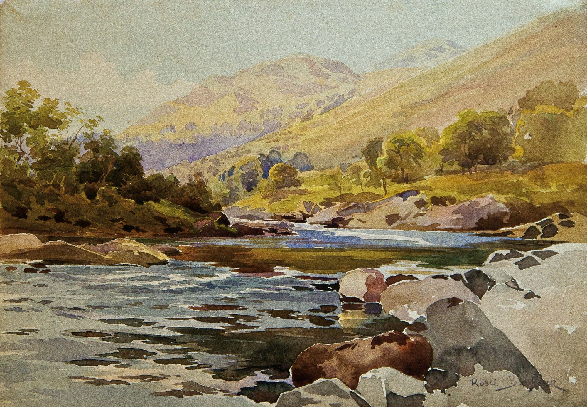 Paysage fluvial - Rosa Bonheur