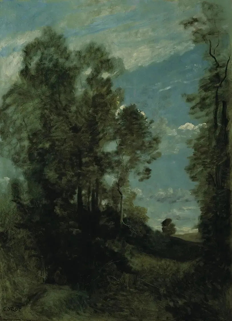 Orman Manzarası (Sabah) - Jean-Baptiste Camille Corot