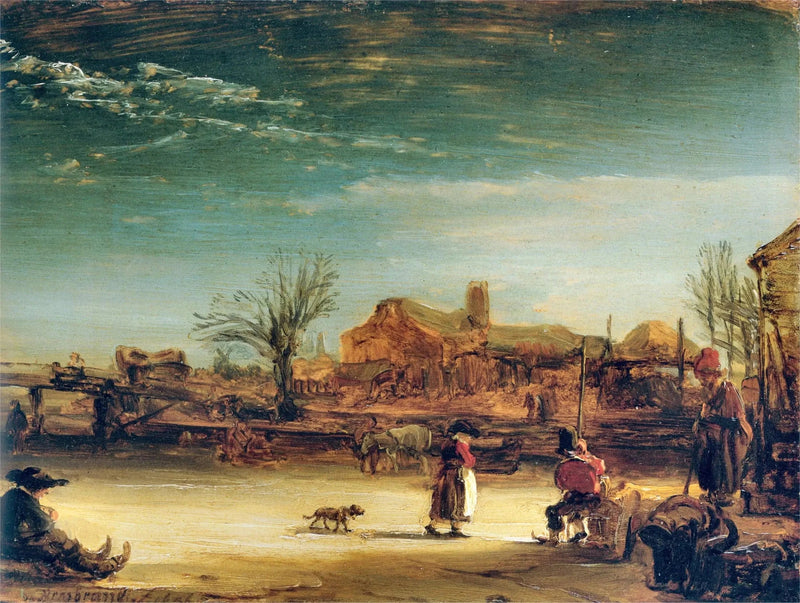 Kış Manzarası - Rembrandt