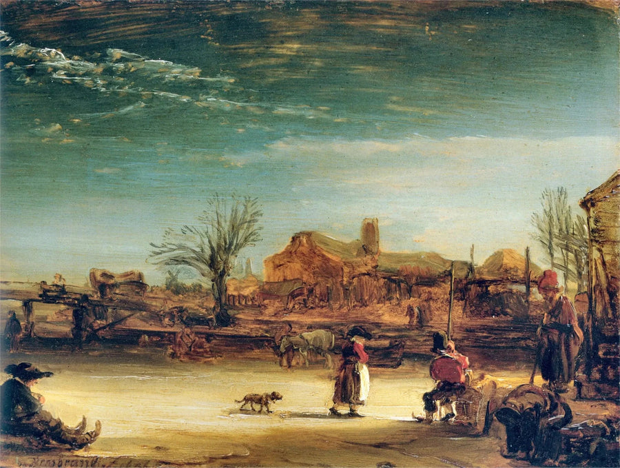 Kış Manzarası - Rembrandt