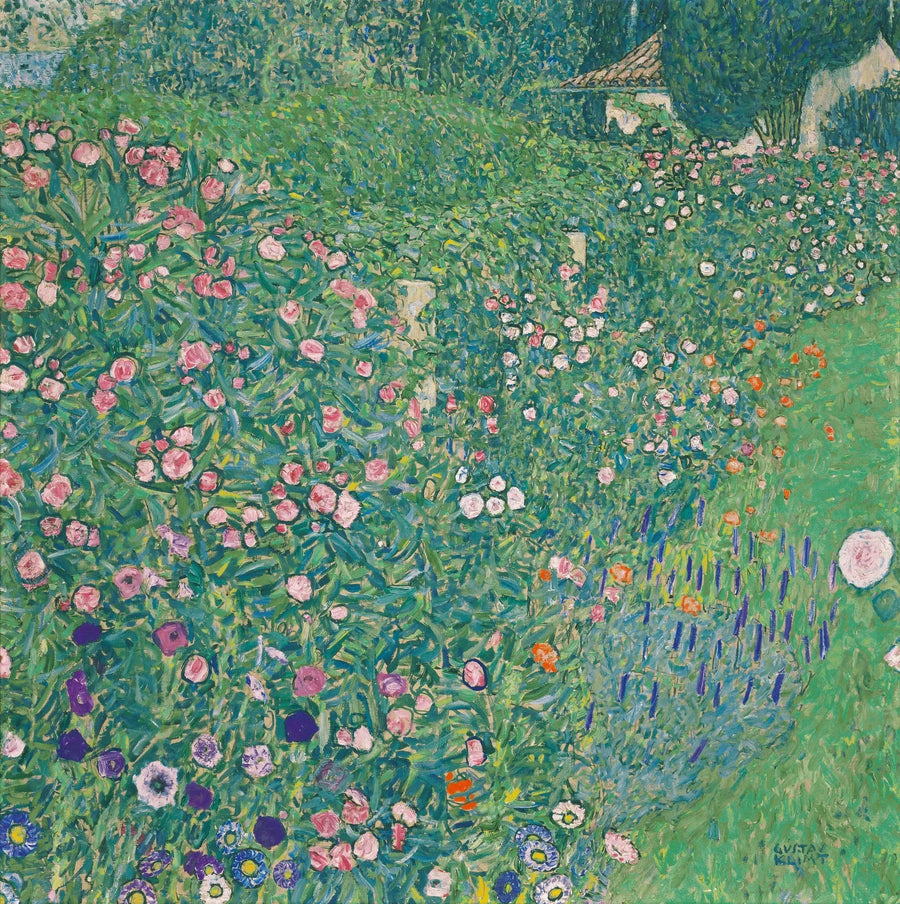 İtalyan Bahçe Manzarası - Gustav Klimt