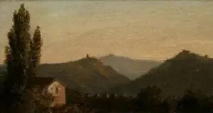 İtalyan Manzarası (eski adıyla Saugerties'deki Catskills) - Thomas Cole