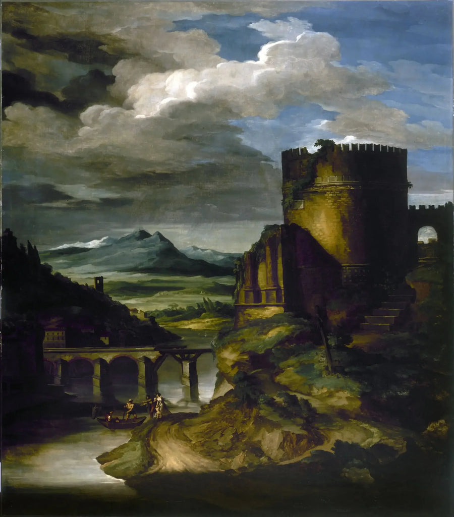 İtalyan Manzarası - Théodore Géricault