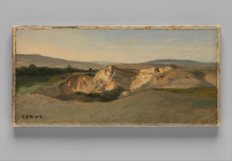 İtalyan Manzarası - Jean-Baptiste Camille Corot