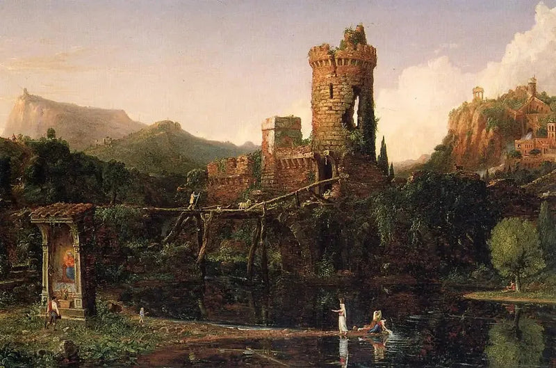 İtalyan Manzarası - Thomas Cole