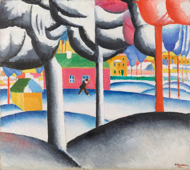 Manzara (Kış) - Kazimir Malevich