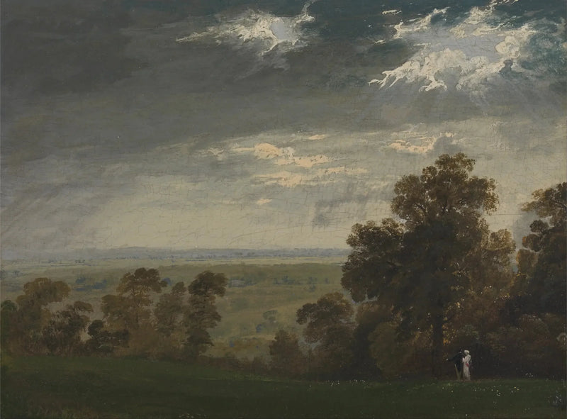 Manzara, Wight Adası veya Richmond Tepesi - John Martin