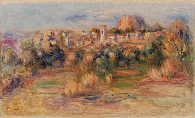 Manzara, La Gaude (Manzara, La Gaude) - Pierre-Auguste Renoir