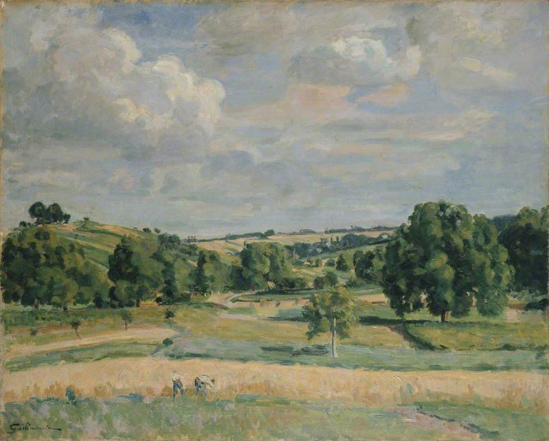 Manzara: Somme Vadisi'nde Hasat Dönemi - Armand Guillaumin