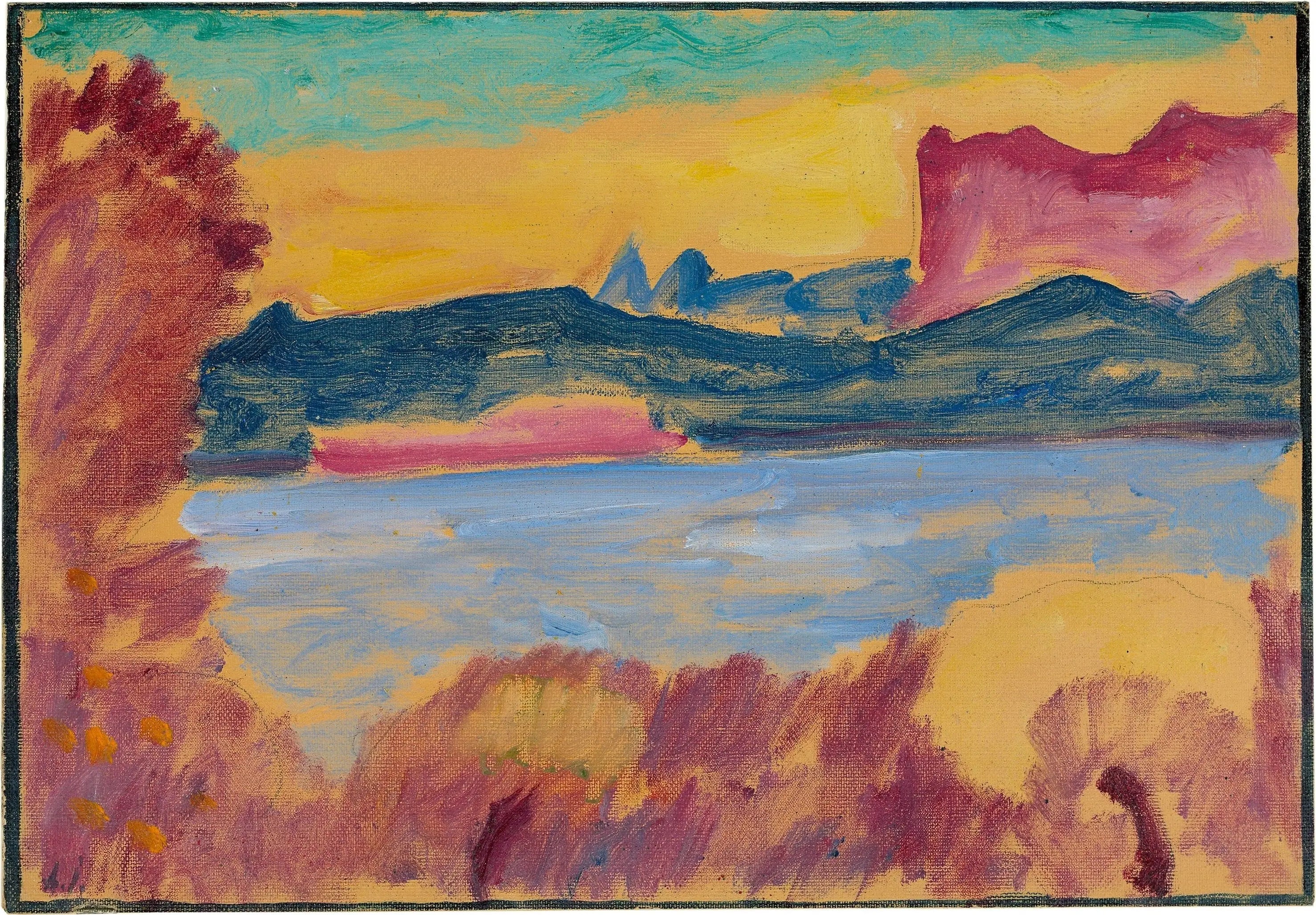 Paysage lac Léman - Alexej von Jawlensky - Alpha Reproduction