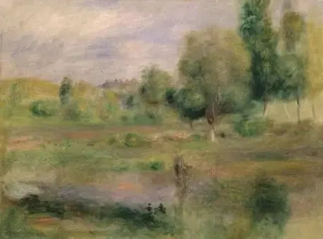 Manzara, göl - Pierre-Auguste Renoir