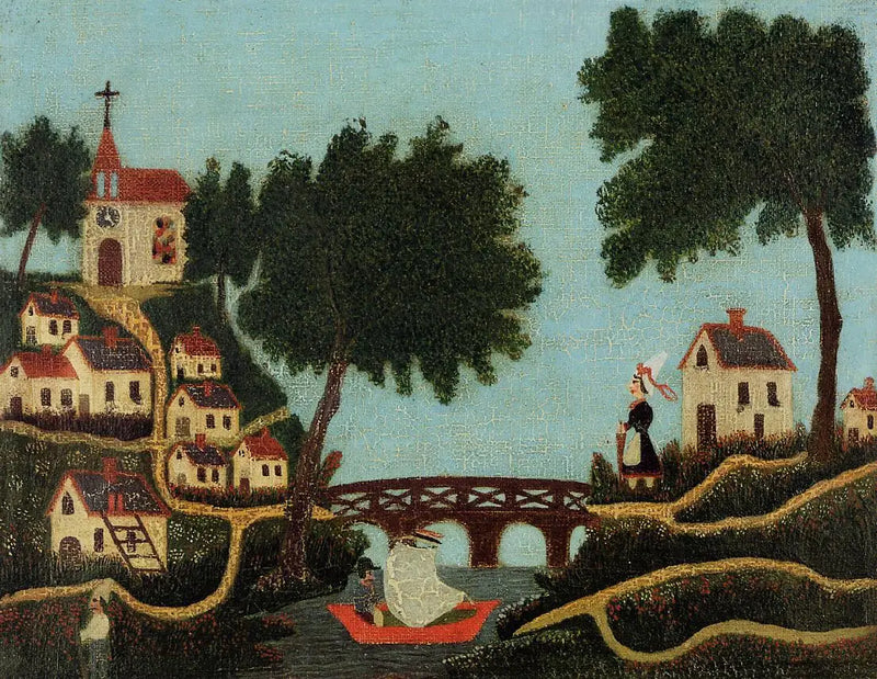 Manzara, Köprü - Henri Rousseau
