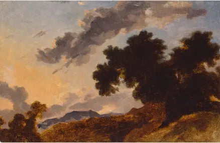 Dağ Manzarası Gün Batımında - Jean-Honoré Fragonard
