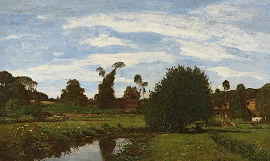 Normandiya Manzarası - Eugène Boudin