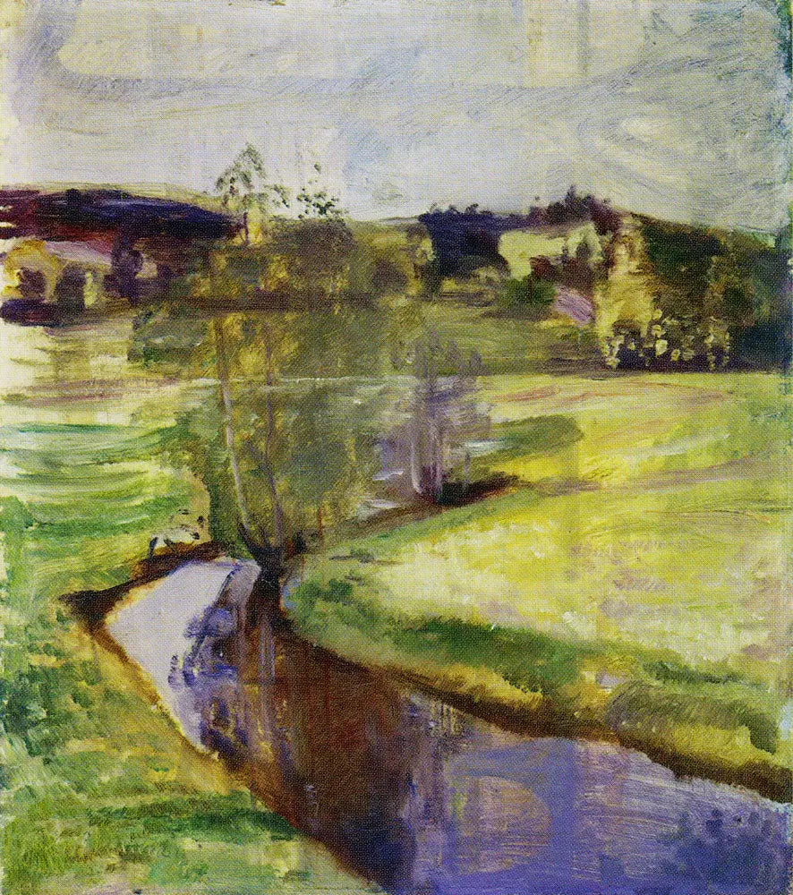 Norveç Bahar Manzarası - Edvard Munch