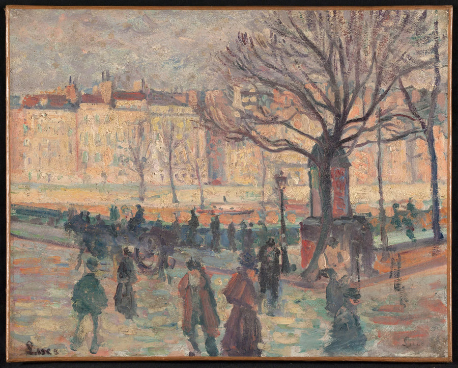 Paris Manzarası. Seine Kenarı - Maximilien Luce