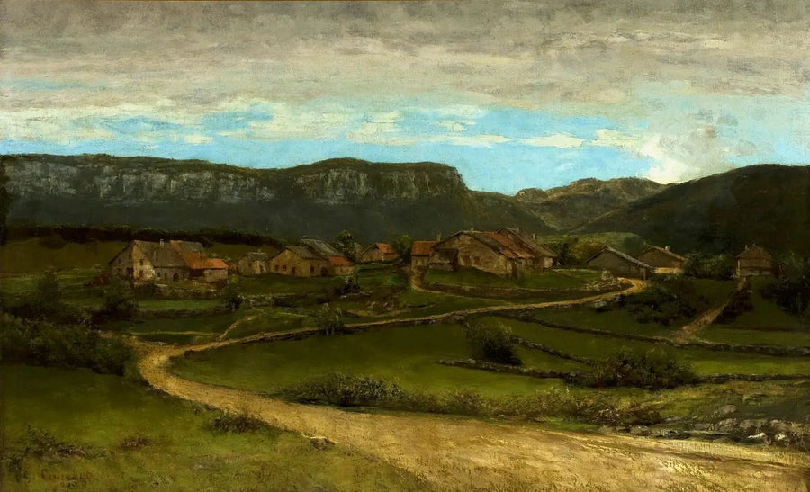 Ornans Yakınlarında Manzara - Gustave Courbet