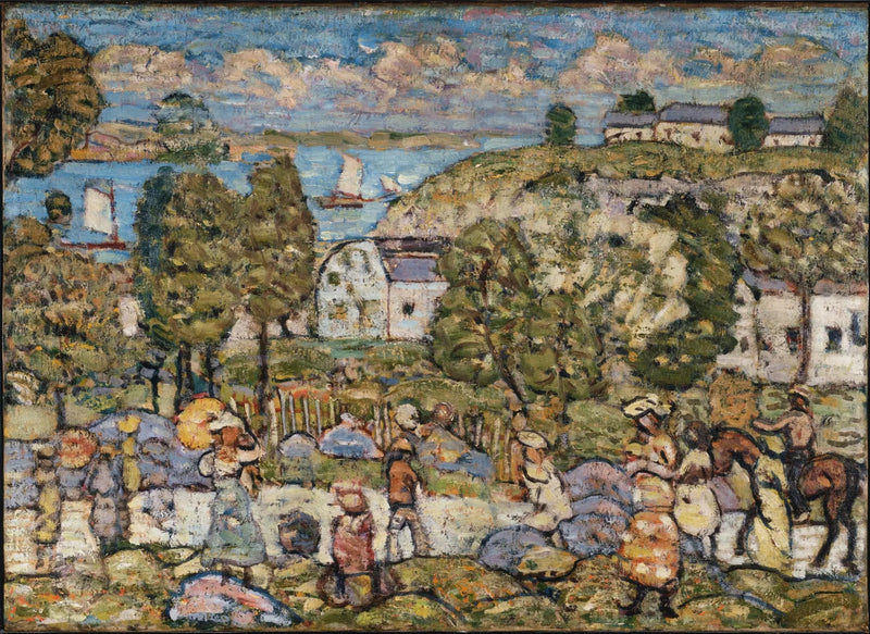 Nahant Yakınlarındaki Manzara - Maurice Prendergast